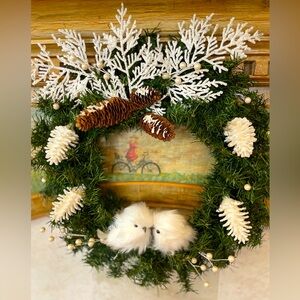 Unique handmade one of the kind wreath made in Montana